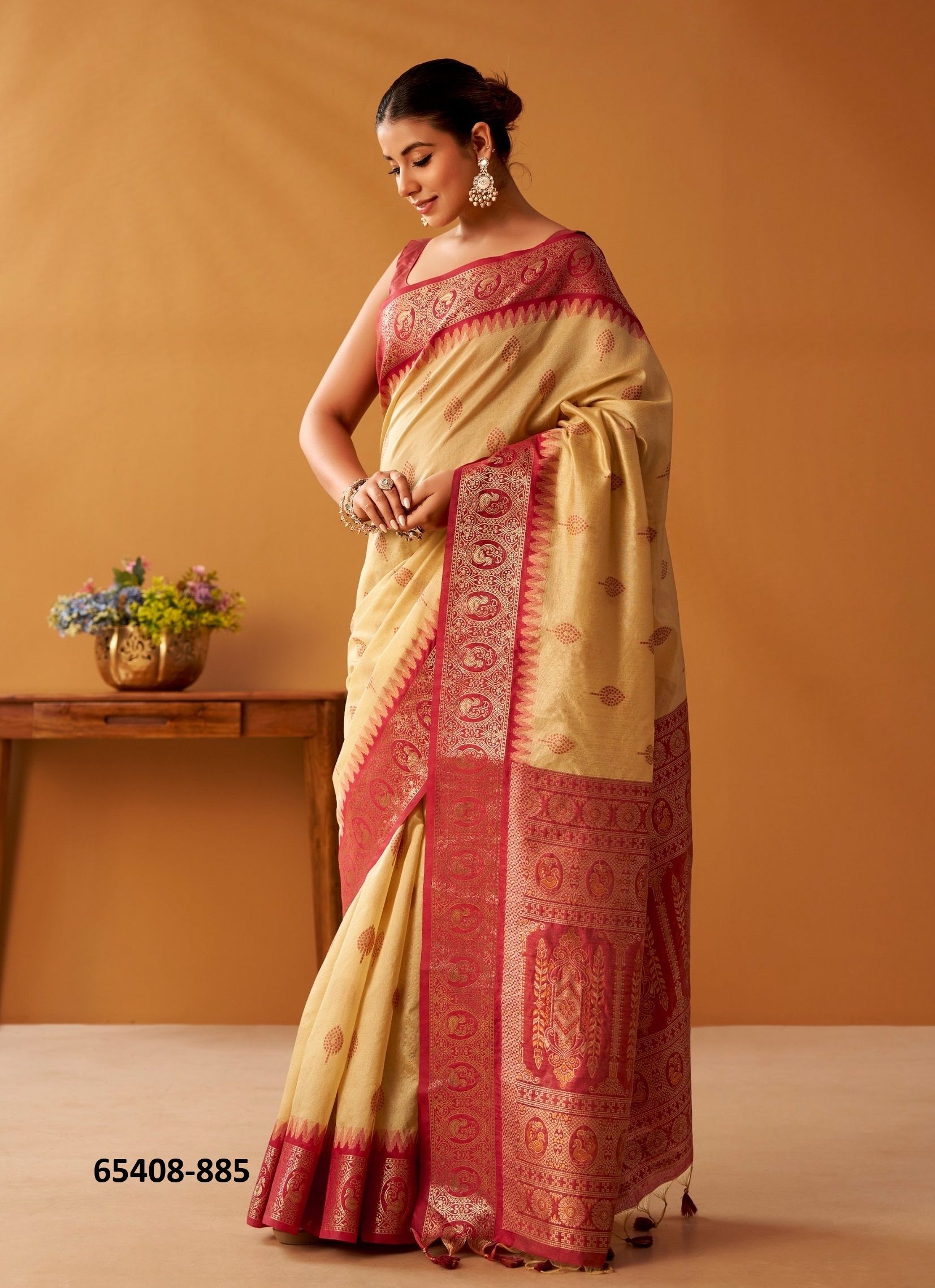 NOVA TUSSAR - Catalog # 65408 (Set of 6 Sarees) NOVA TUSSAR - Catalog # 65408 (Set of 6 Sarees)