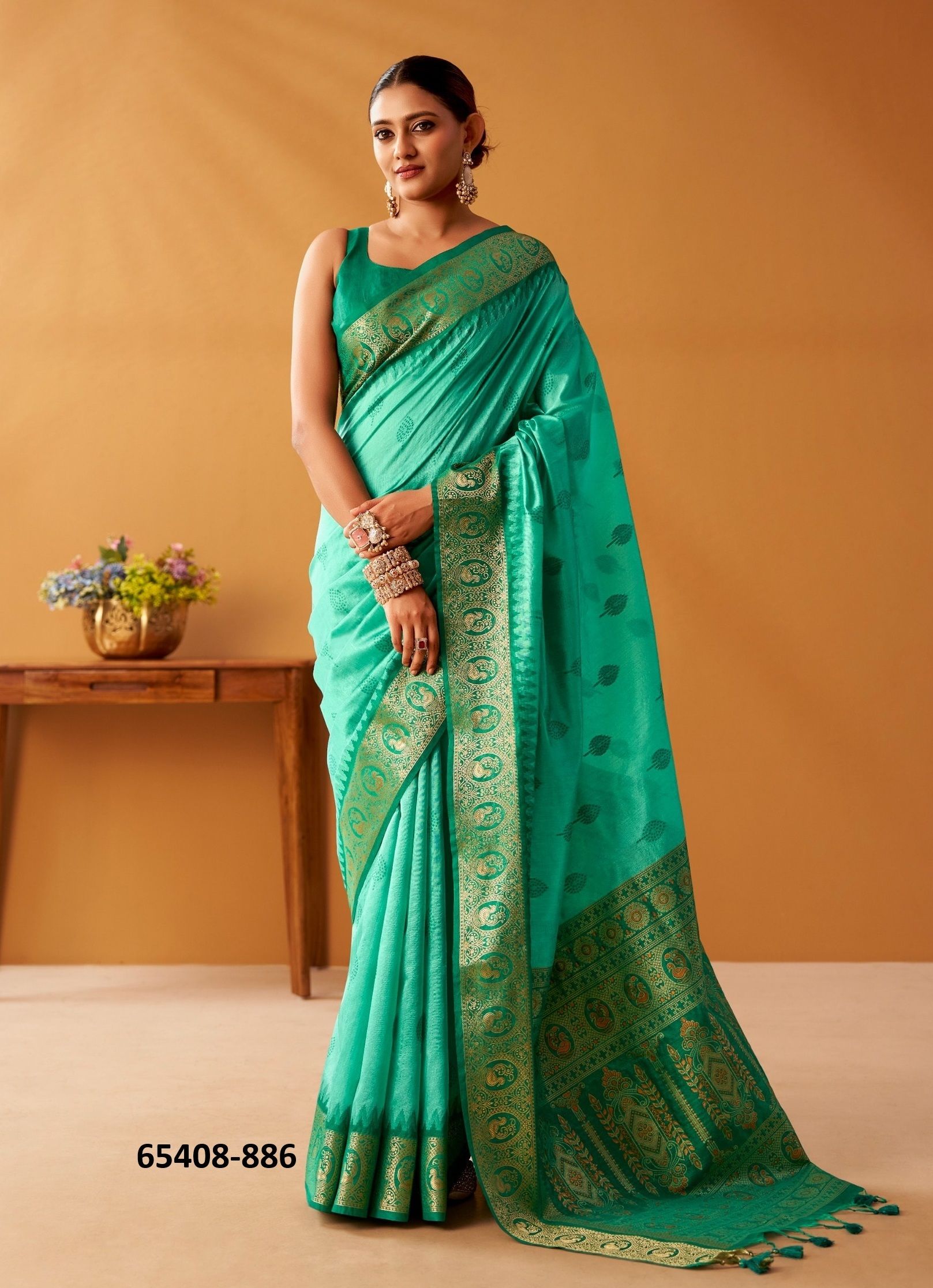 NOVA TUSSAR - Catalog # 65408 (Set of 6 Sarees) NOVA TUSSAR - Catalog # 65408 (Set of 6 Sarees)