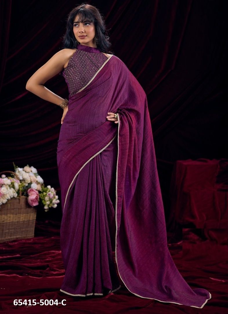 SERIES 5004 - Catalog # 65415 (Set of 3 Sarees) SERIES 5004 - Catalog # 65415 (Set of 3 Sarees)