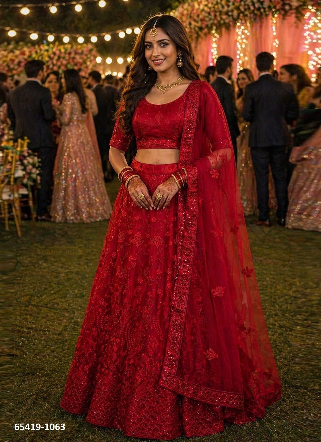 SHAMITA - Catalog # 65419 (Set of 2 Readymade Lehengas) SHAMITA - Catalog # 65419 (Set of 2 Readymade Lehengas)