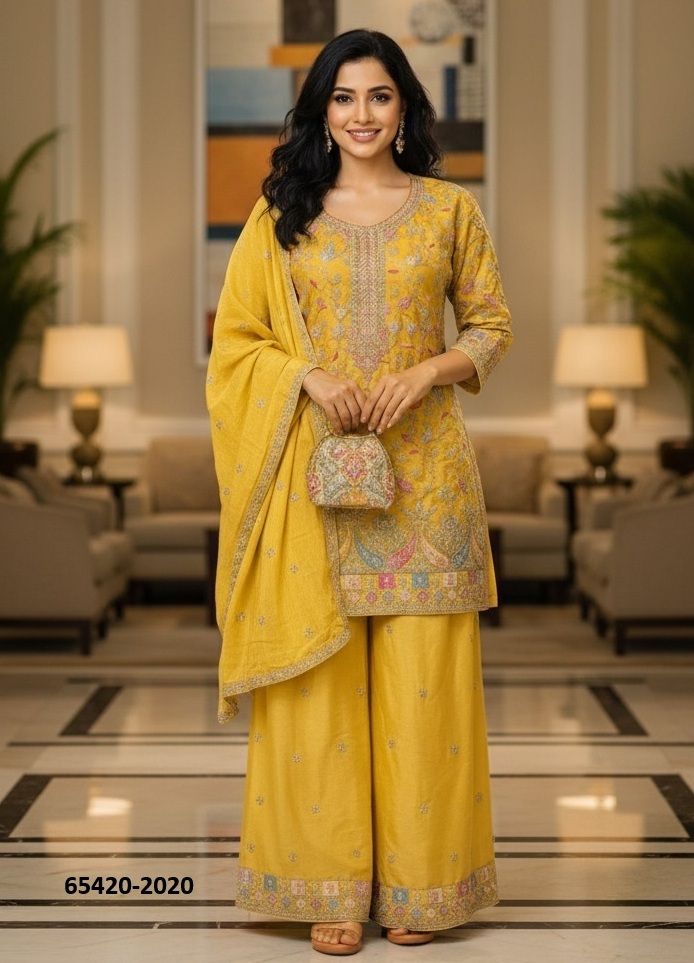 SERIES 2020 - Catalog # 65420 (Set of 4 Readymade Salwar Suits) SERIES 2020 - Catalog # 65420 (Set of 4 Readymade Salwar Suits)
