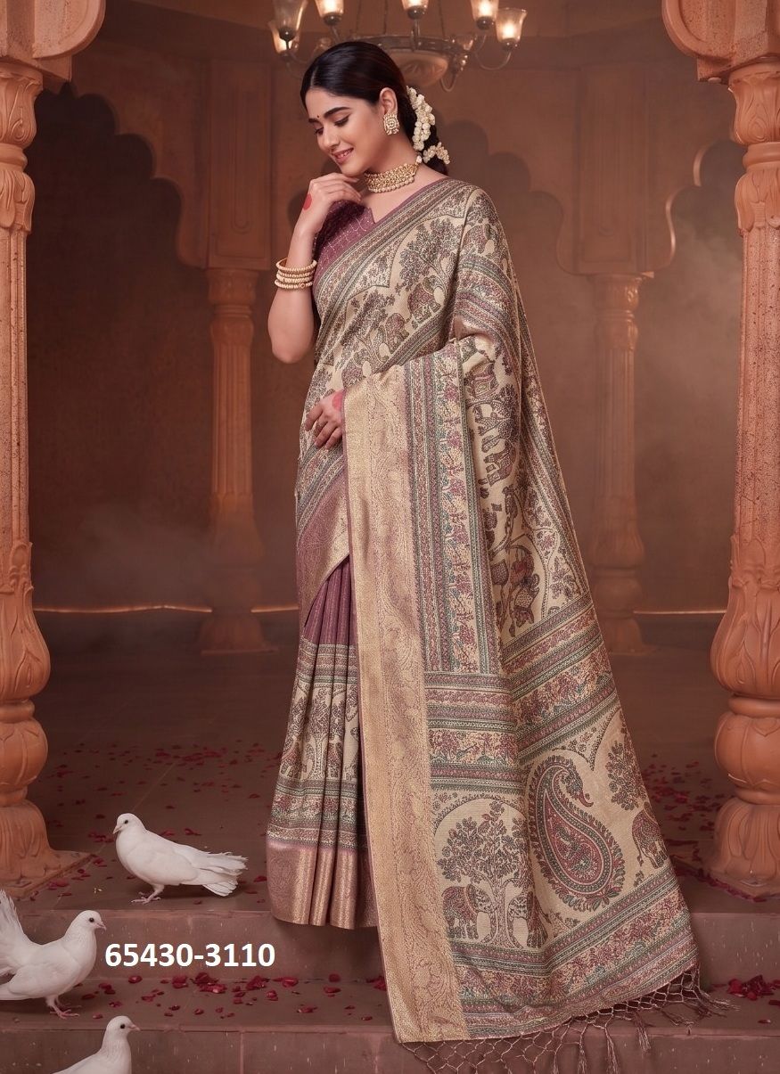 RANG CHATKILA 3100 - Catalog # 65430 (Set of 6 Sarees)