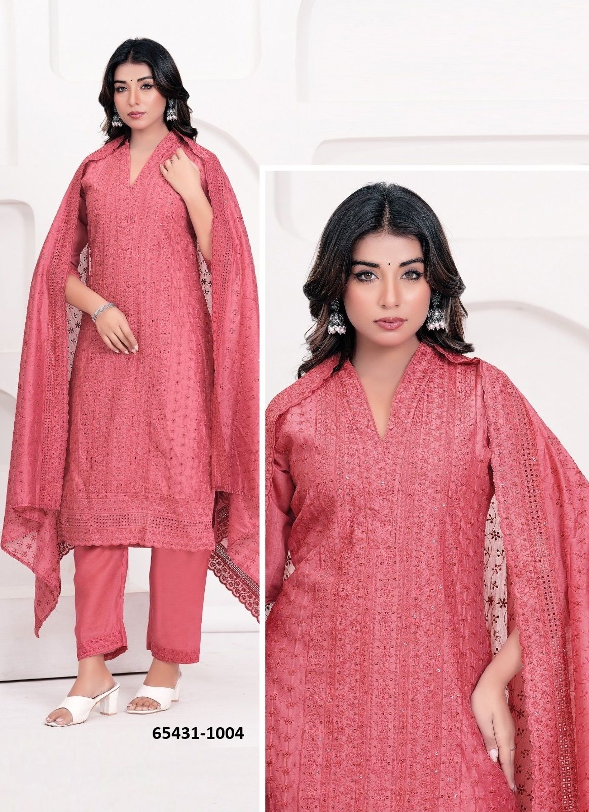 TANIYA - Catalog # 65431 (Set of 7 SIZE-SETS [Readymade Salwar Suits])