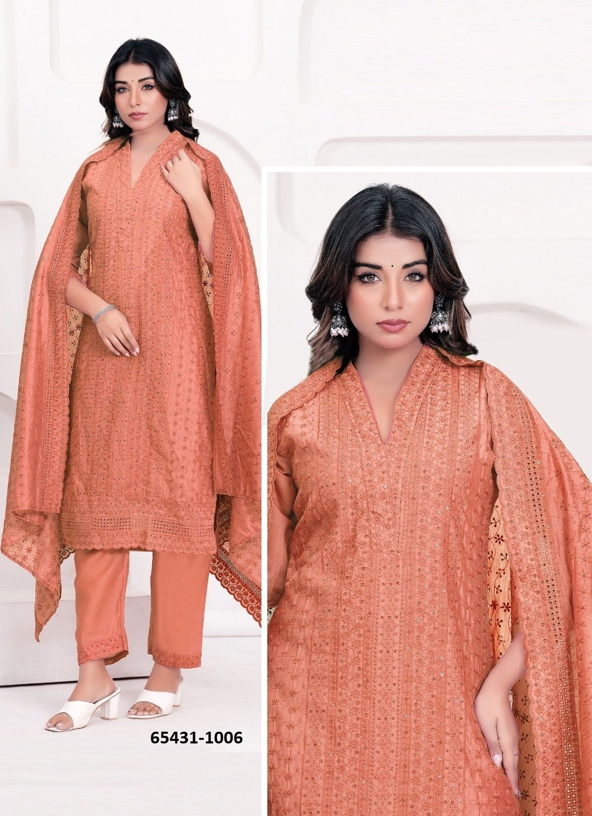 TANIYA - Catalog # 65431 (Set of 7 SIZE-SETS [Readymade Salwar Suits])