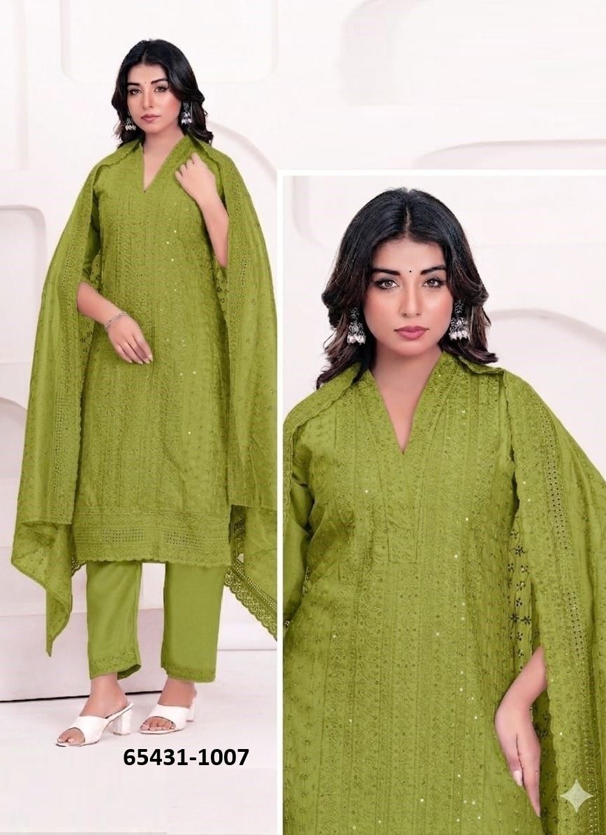 TANIYA - Catalog # 65431 (Set of 7 SIZE-SETS [Readymade Salwar Suits])
