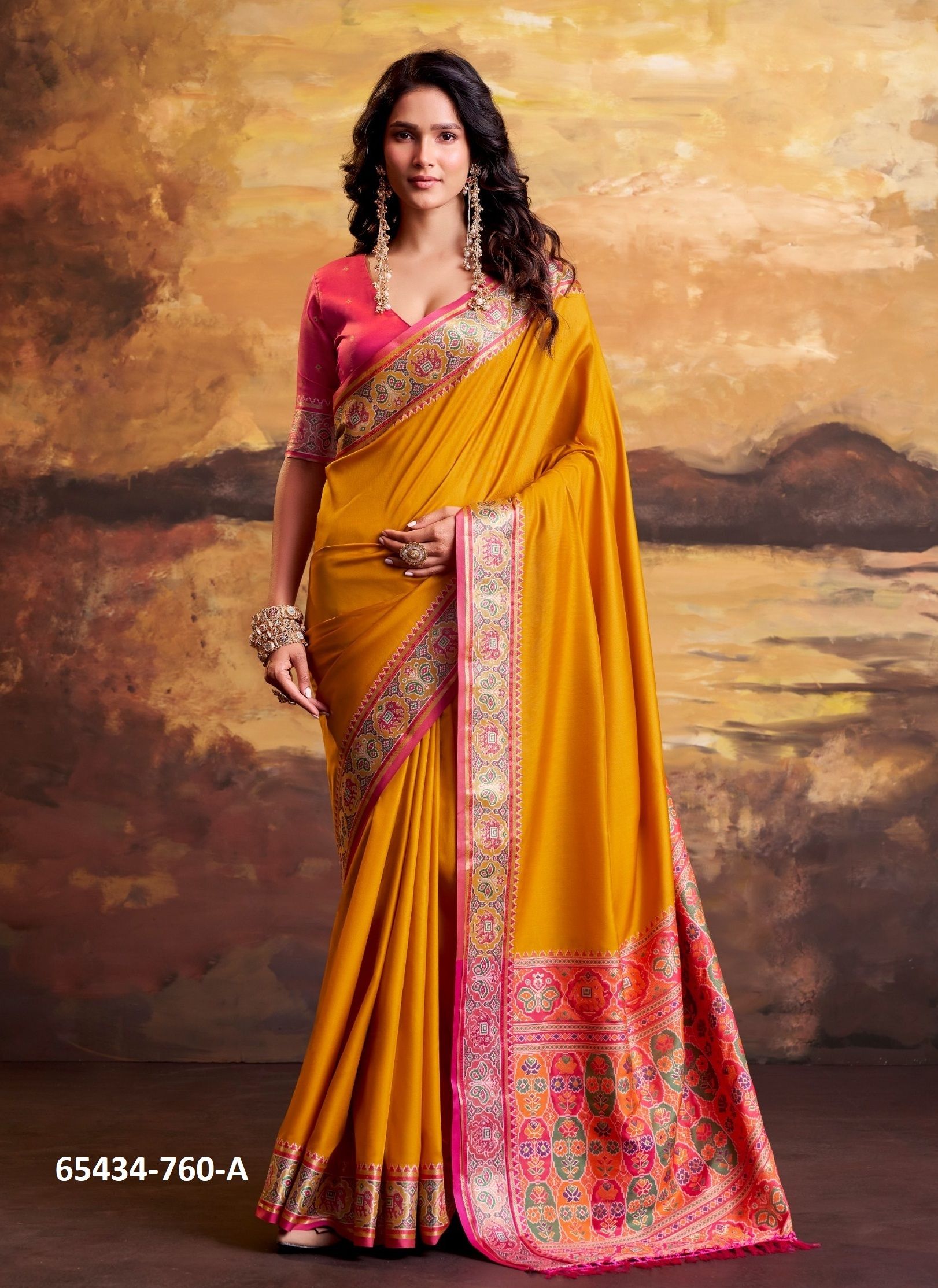 VRINDAVAN SILK 2 - Catalog # 65434 (Set of 6 Sarees) VRINDAVAN SILK 2 - Catalog # 65434 (Set of 6 Sarees)