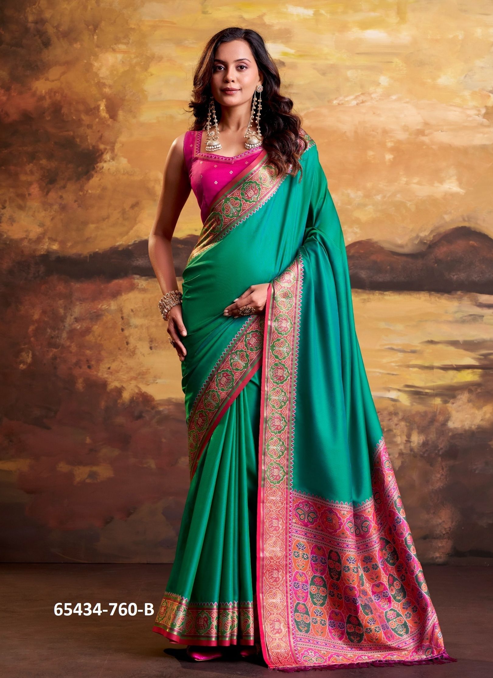 VRINDAVAN SILK 2 - Catalog # 65434 (Set of 6 Sarees) VRINDAVAN SILK 2 - Catalog # 65434 (Set of 6 Sarees)