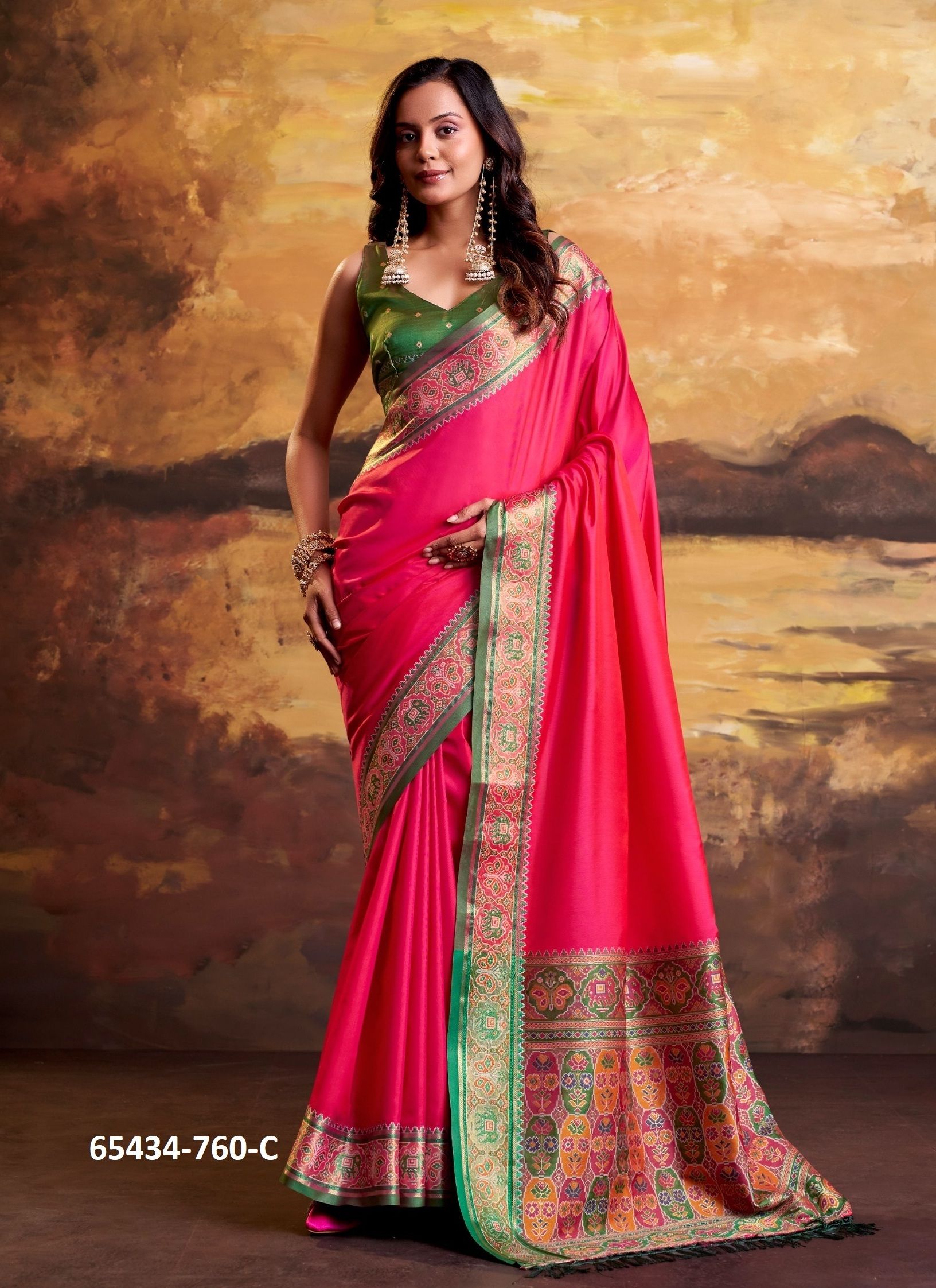 VRINDAVAN SILK 2 - Catalog # 65434 (Set of 6 Sarees) VRINDAVAN SILK 2 - Catalog # 65434 (Set of 6 Sarees)