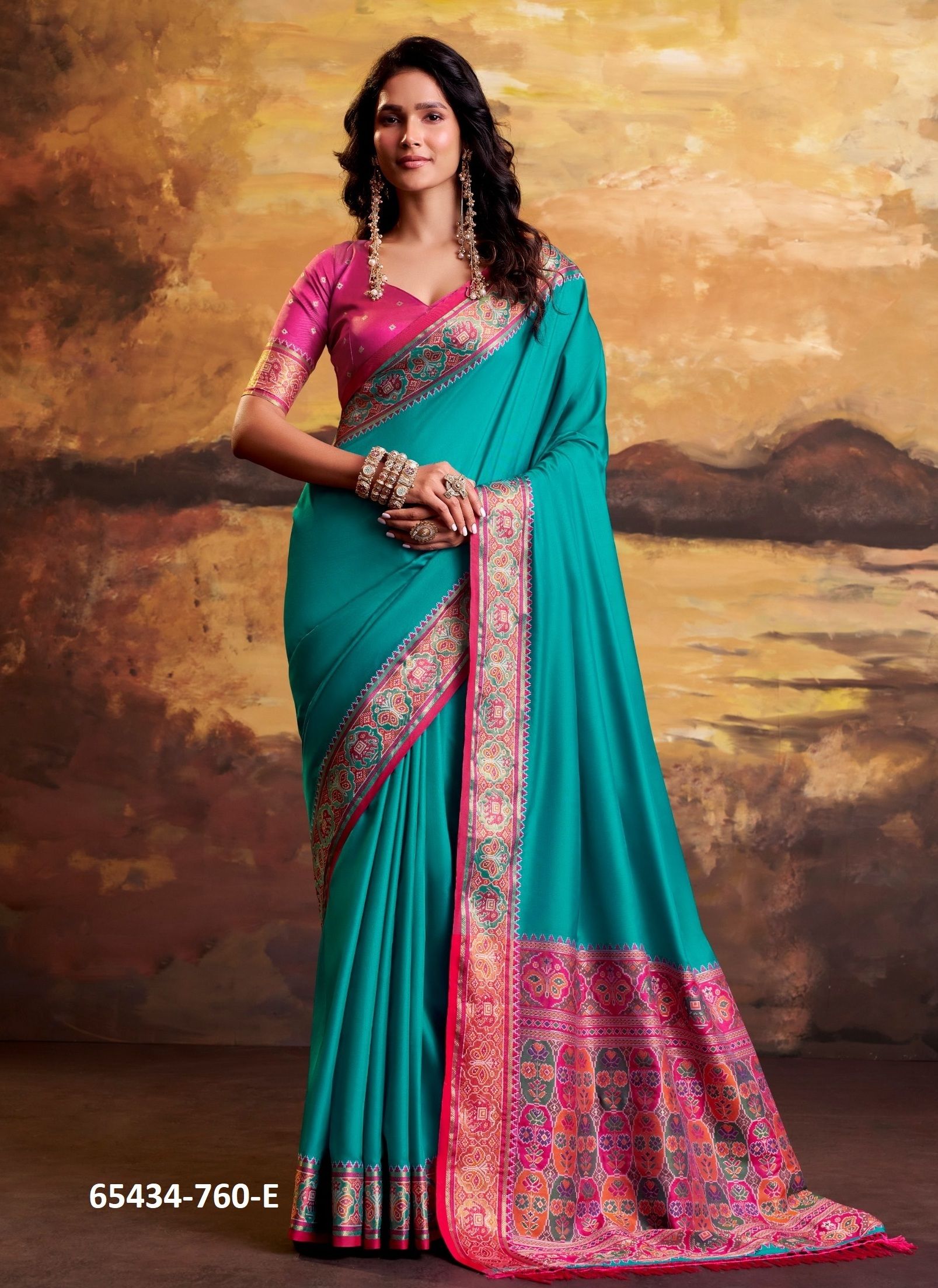 VRINDAVAN SILK 2 - Catalog # 65434 (Set of 6 Sarees) VRINDAVAN SILK 2 - Catalog # 65434 (Set of 6 Sarees)