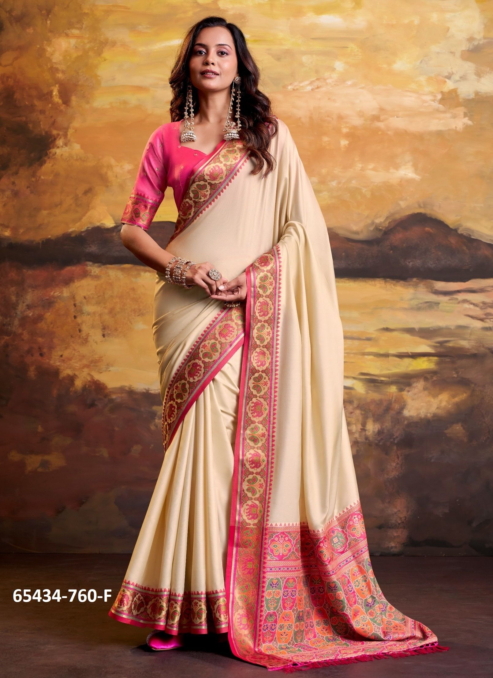 VRINDAVAN SILK 2 - Catalog # 65434 (Set of 6 Sarees) VRINDAVAN SILK 2 - Catalog # 65434 (Set of 6 Sarees)
