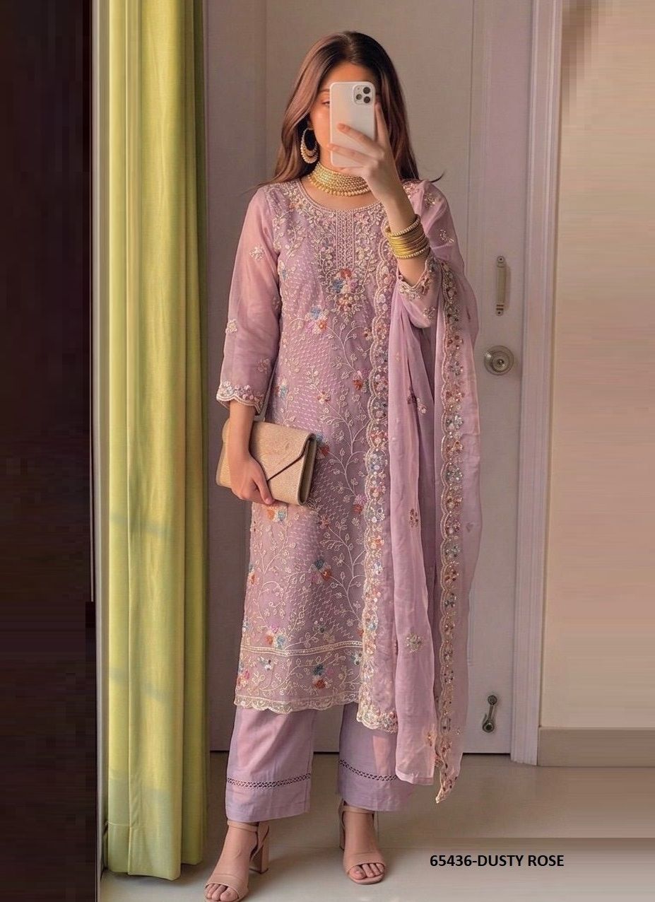 ANAYA 3 - Catalog # 65436 (Set of 4 Readymade Salwar Suits)