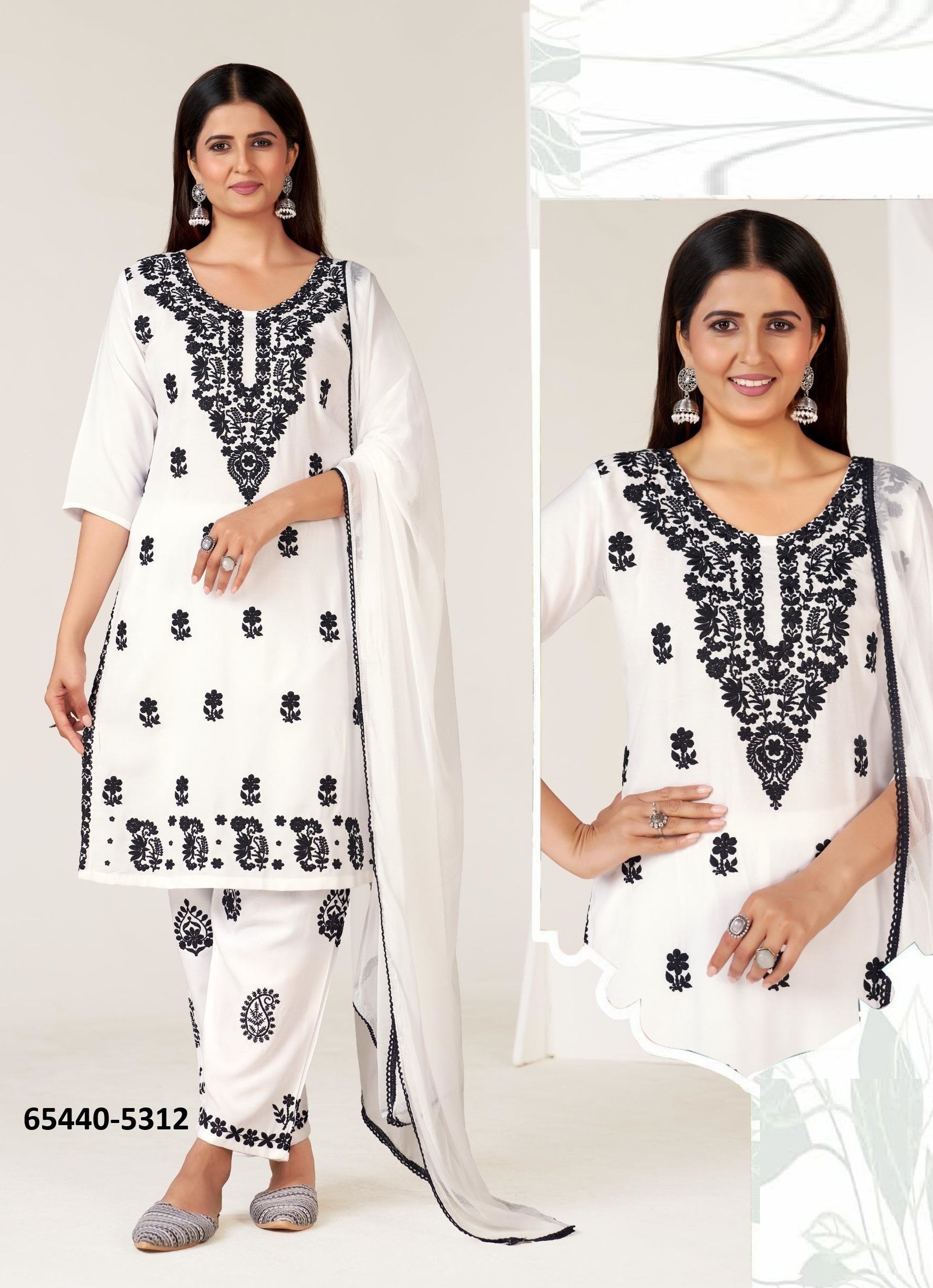 ELIZABETH 9 - Catalog # 65440 (Set of 4 Readymade Salwar Suits)