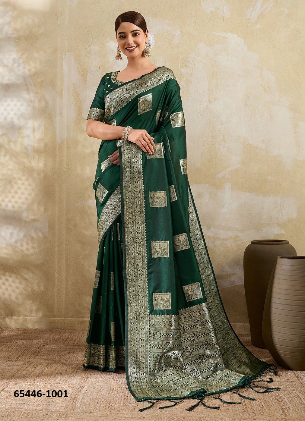 RAJWADA SILK 3 - Catalog # 65446 (Set of 6 Sarees) RAJWADA SILK 3 - Catalog # 65446 (Set of 6 Sarees)