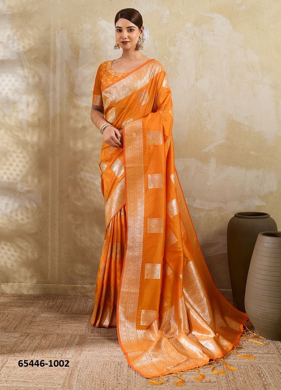 RAJWADA SILK 3 - Catalog # 65446 (Set of 6 Sarees) RAJWADA SILK 3 - Catalog # 65446 (Set of 6 Sarees)