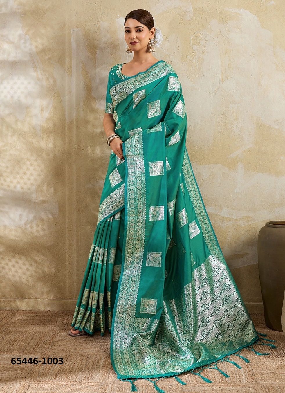 RAJWADA SILK 3 - Catalog # 65446 (Set of 6 Sarees) RAJWADA SILK 3 - Catalog # 65446 (Set of 6 Sarees)