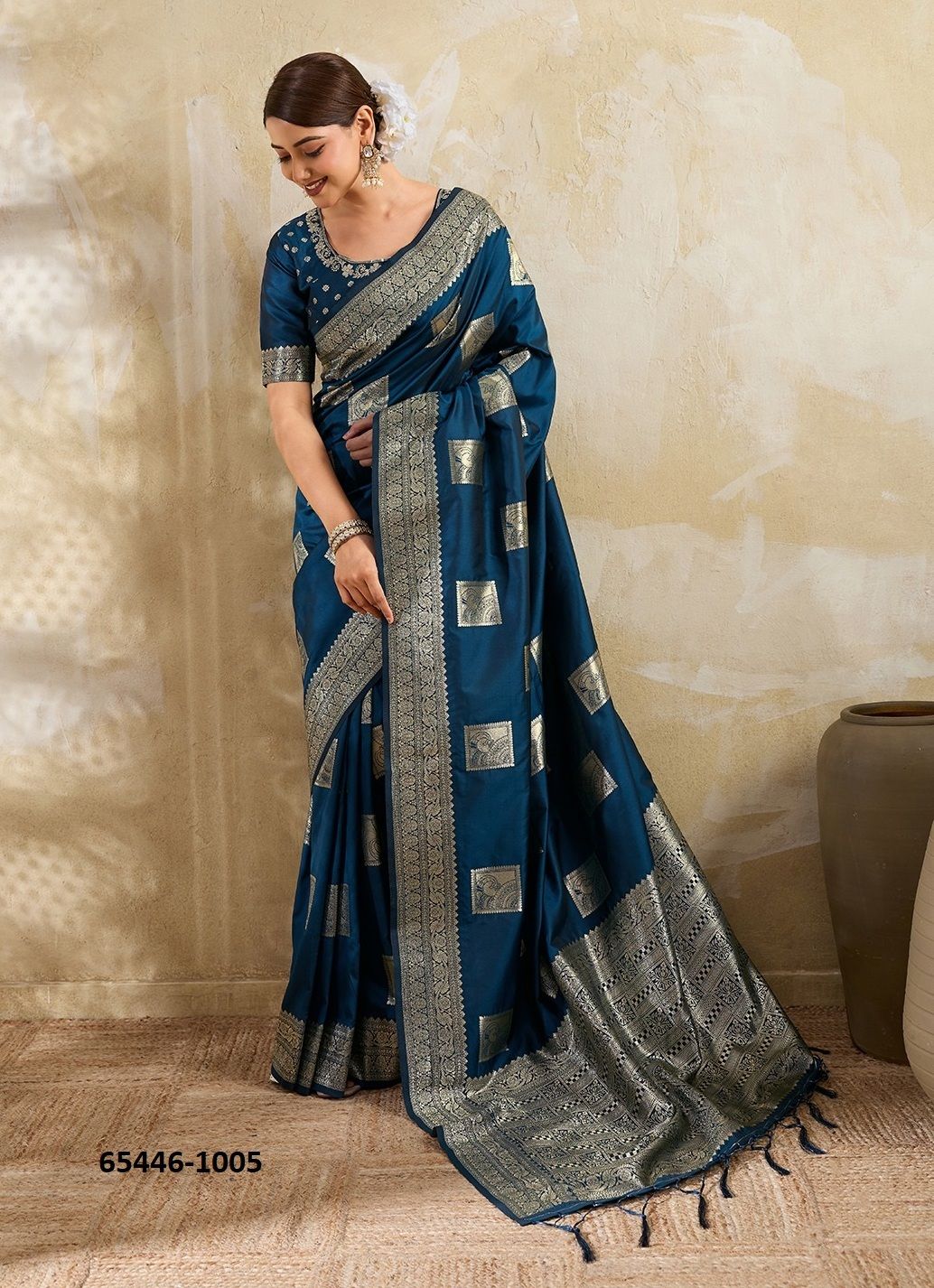 RAJWADA SILK 3 - Catalog # 65446 (Set of 6 Sarees) RAJWADA SILK 3 - Catalog # 65446 (Set of 6 Sarees)