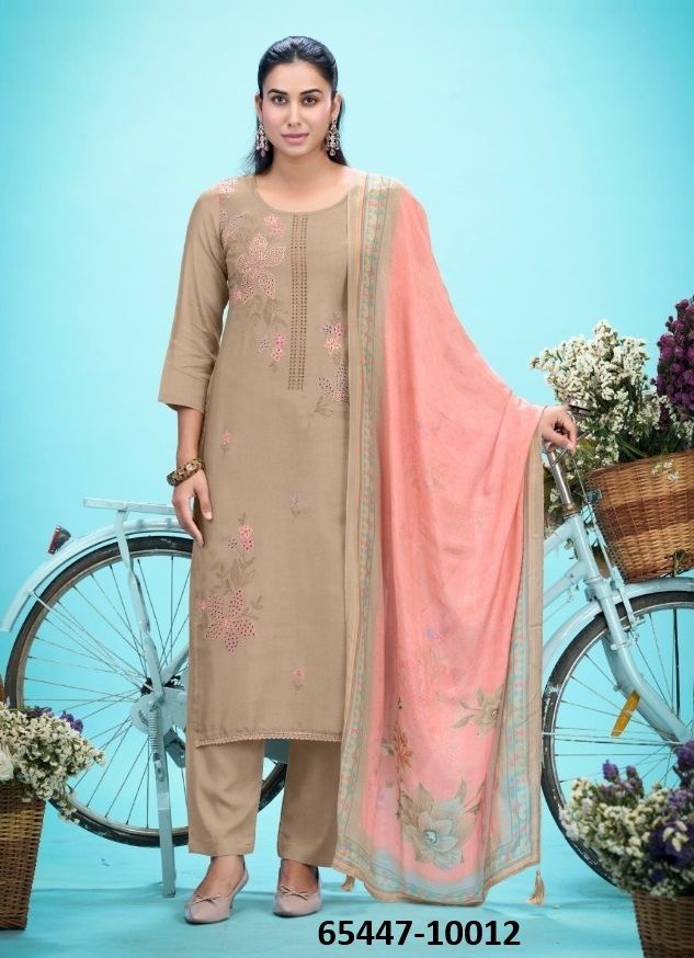 RUKMANI - Catalog # 65447 (Set of 4 Semi-Stitched / Un-Stitched Suits) RUKMANI - Catalog # 65447 (Set of 4 Semi-Stitched / Un-Stitched Suits)