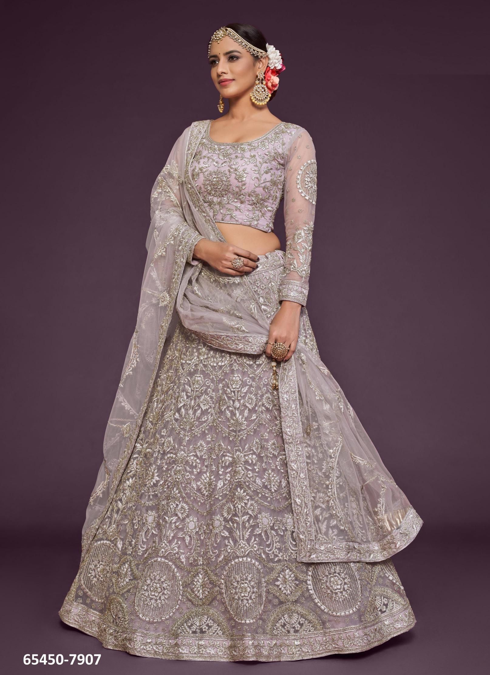 SHIMMERS 1 - Catalog # 65450 (Set of 9 Semi-Stitched Lehengas)