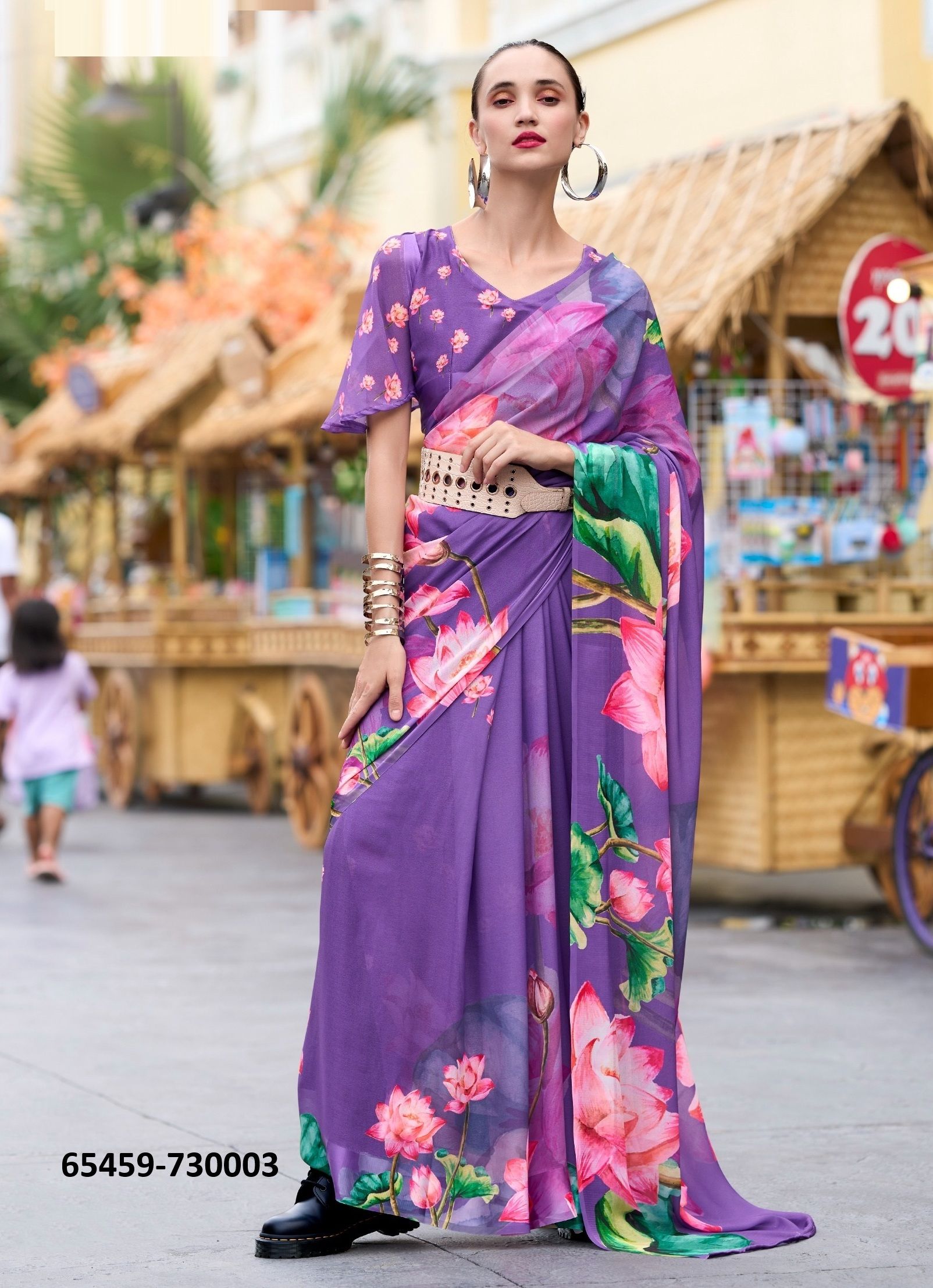 SAKIRA - Catalog # 65459 (Set of 8 Sarees)
