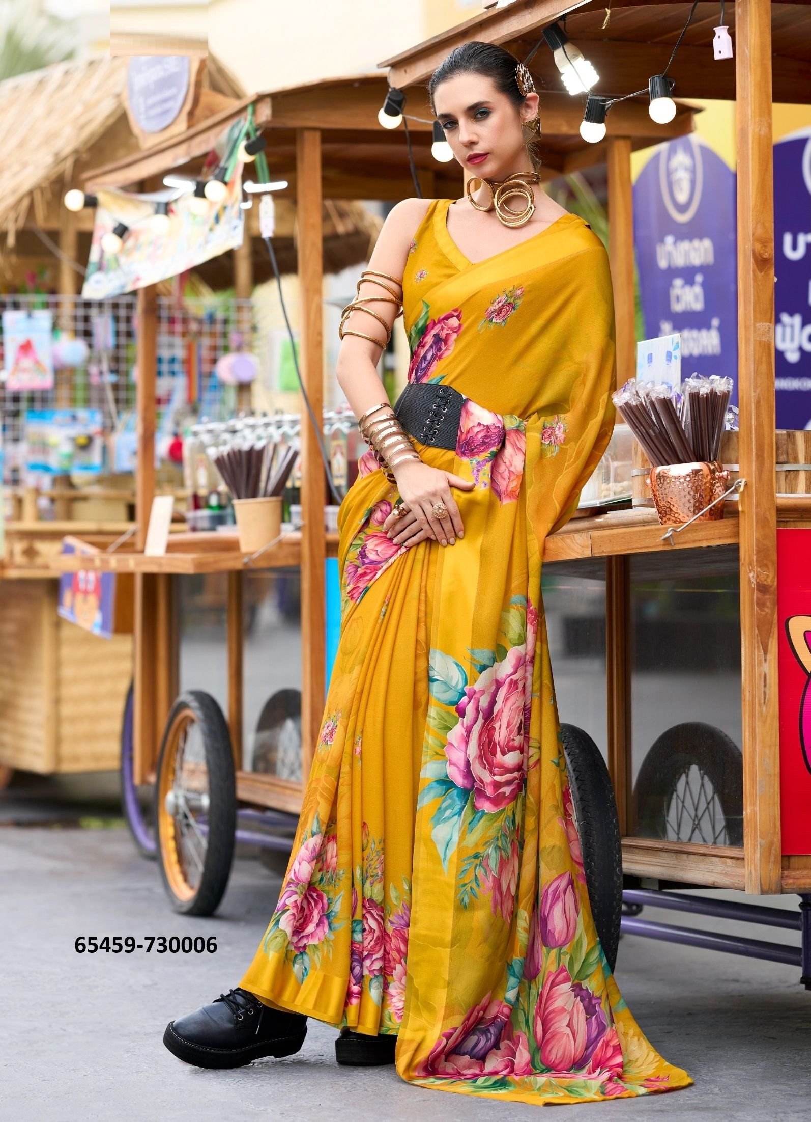 SAKIRA - Catalog # 65459 (Set of 8 Sarees)