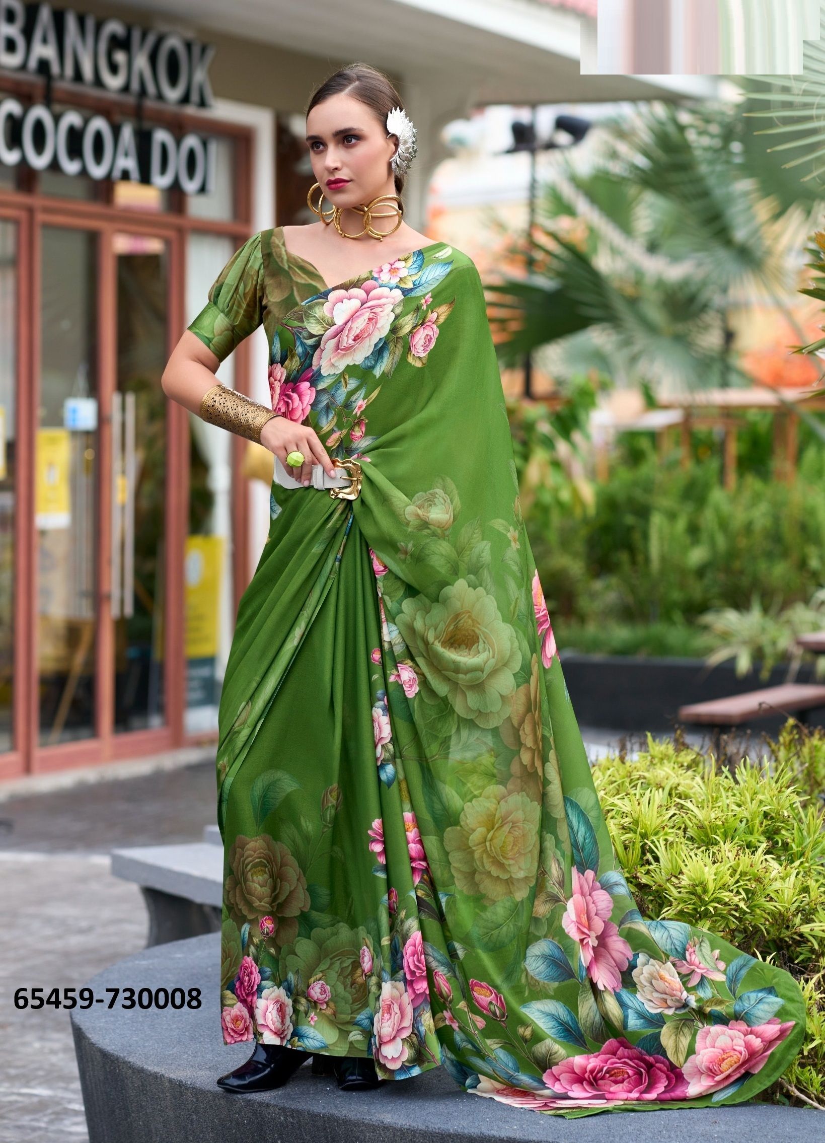 SAKIRA - Catalog # 65459 (Set of 8 Sarees)