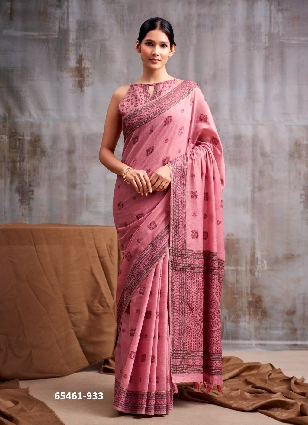 KUMUD COTTON - Catalog # 65461 (Set of 6 Sarees) KUMUD COTTON - Catalog # 65461 (Set of 6 Sarees)