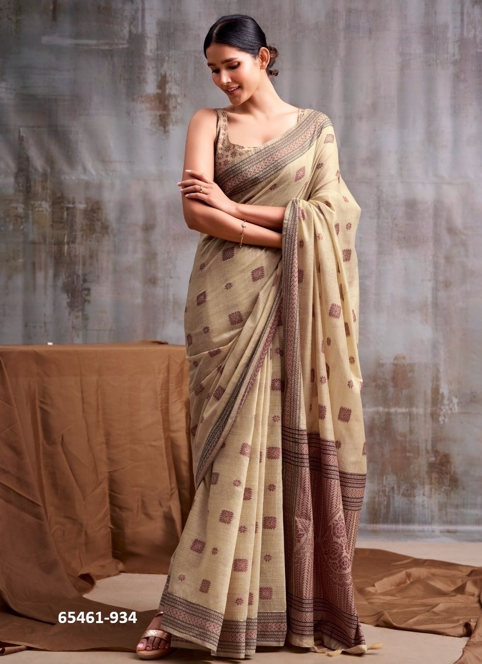 KUMUD COTTON - Catalog # 65461 (Set of 6 Sarees) KUMUD COTTON - Catalog # 65461 (Set of 6 Sarees)