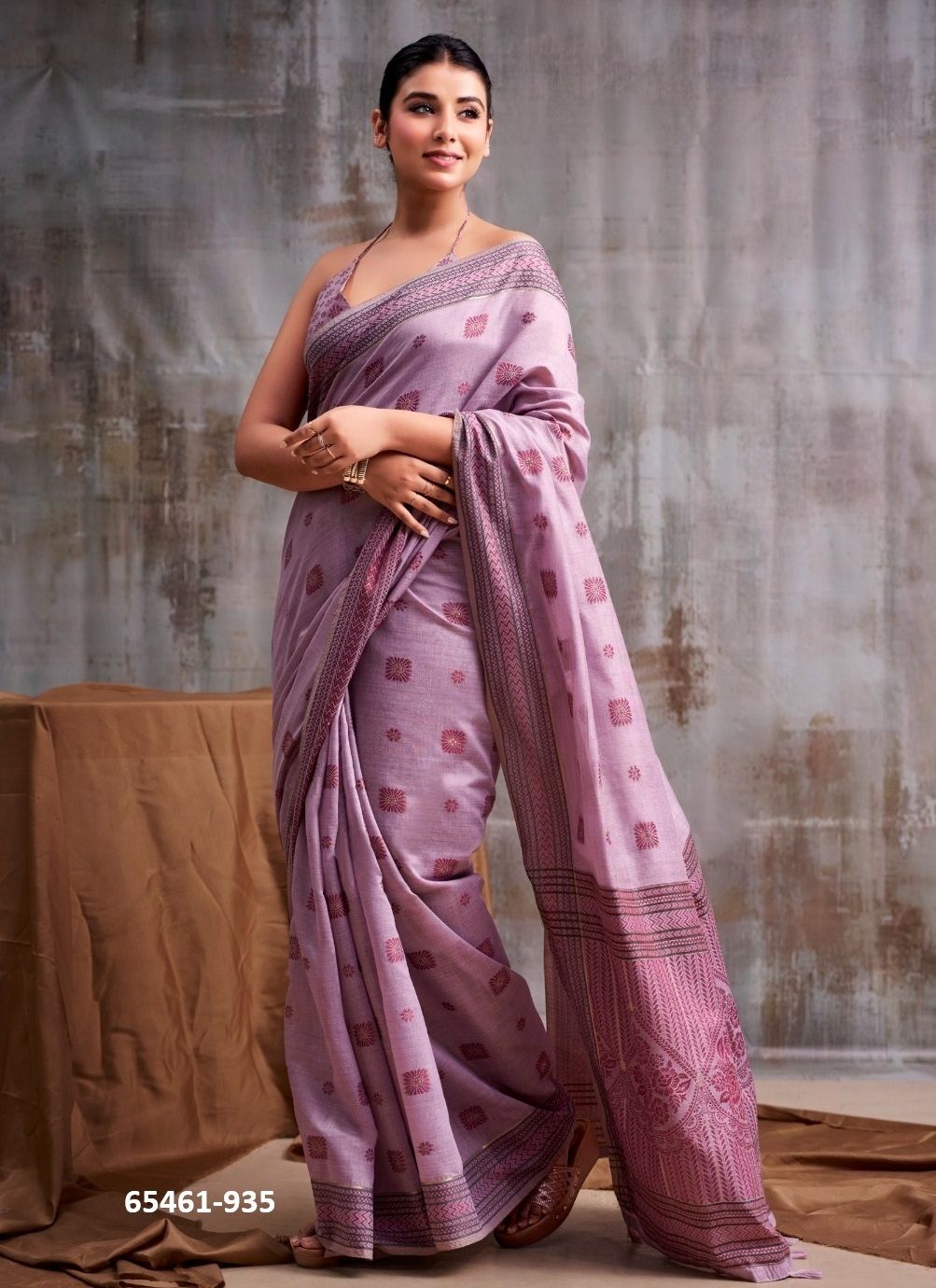 KUMUD COTTON - Catalog # 65461 (Set of 6 Sarees) KUMUD COTTON - Catalog # 65461 (Set of 6 Sarees)