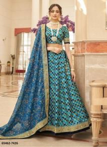 CULTURAL 2 - Catalog # 65462 (Set of 10 Semi-Stitched Lehengas) CULTURAL 2 - Catalog # 65462 (Set of 10 Semi-Stitched Lehengas)