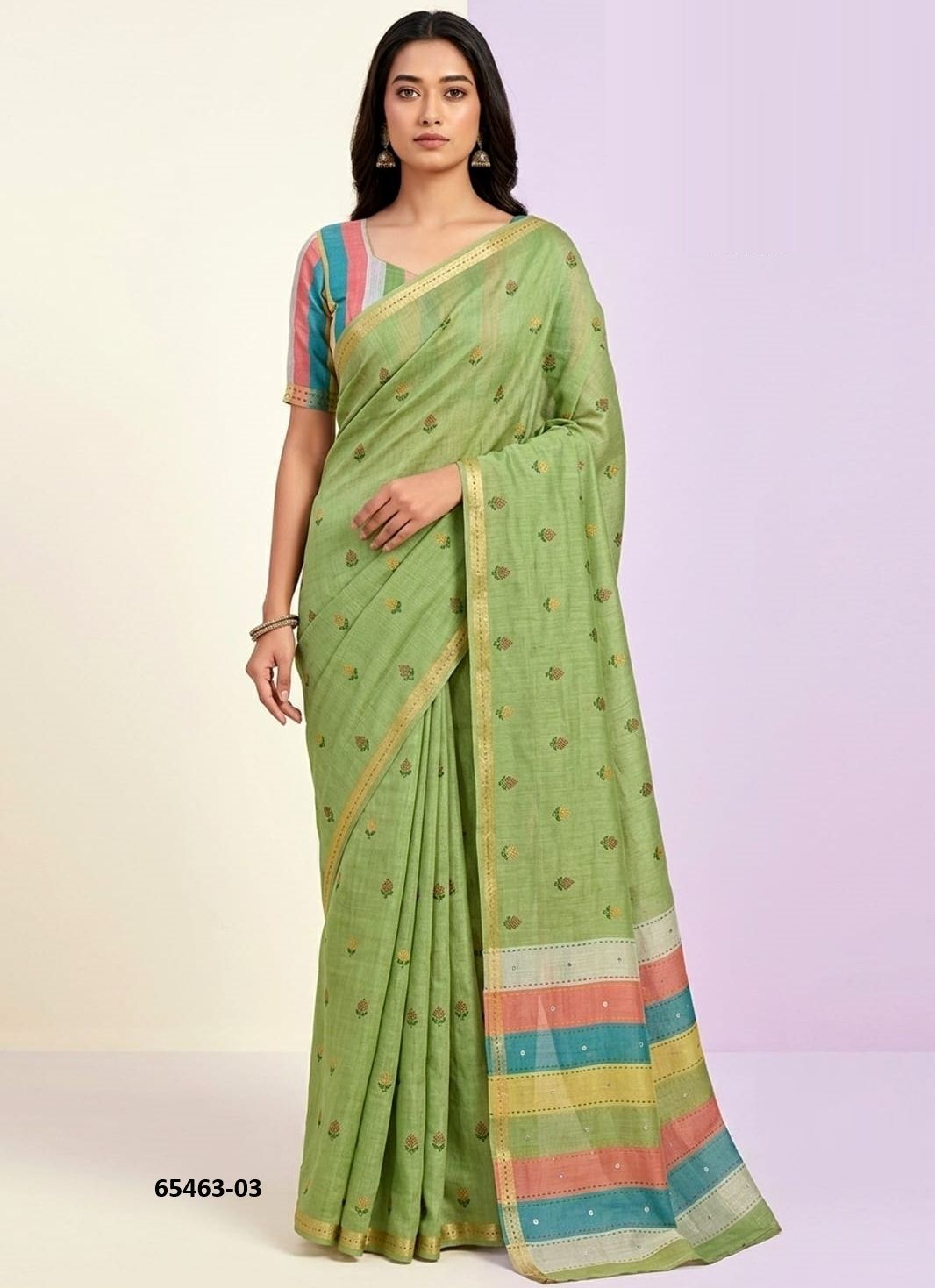 LOTUS FIVE 2 - Catalog # 65463 (Set of 5 Sarees) LOTUS FIVE 2 - Catalog # 65463 (Set of 5 Sarees)