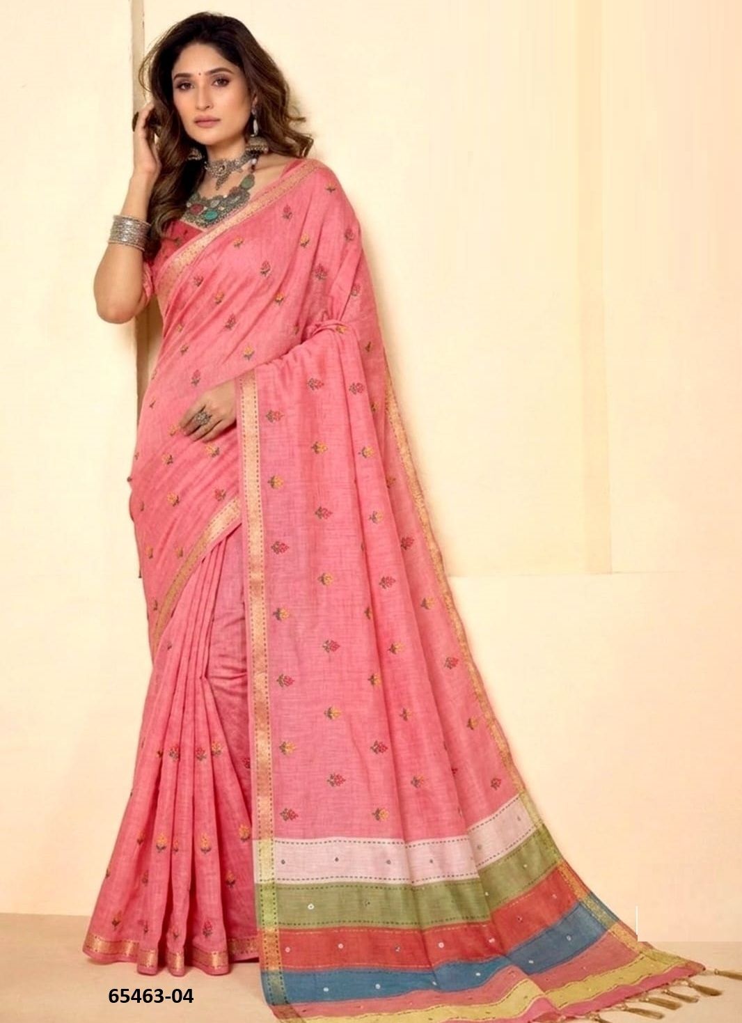 LOTUS FIVE 2 - Catalog # 65463 (Set of 5 Sarees) LOTUS FIVE 2 - Catalog # 65463 (Set of 5 Sarees)