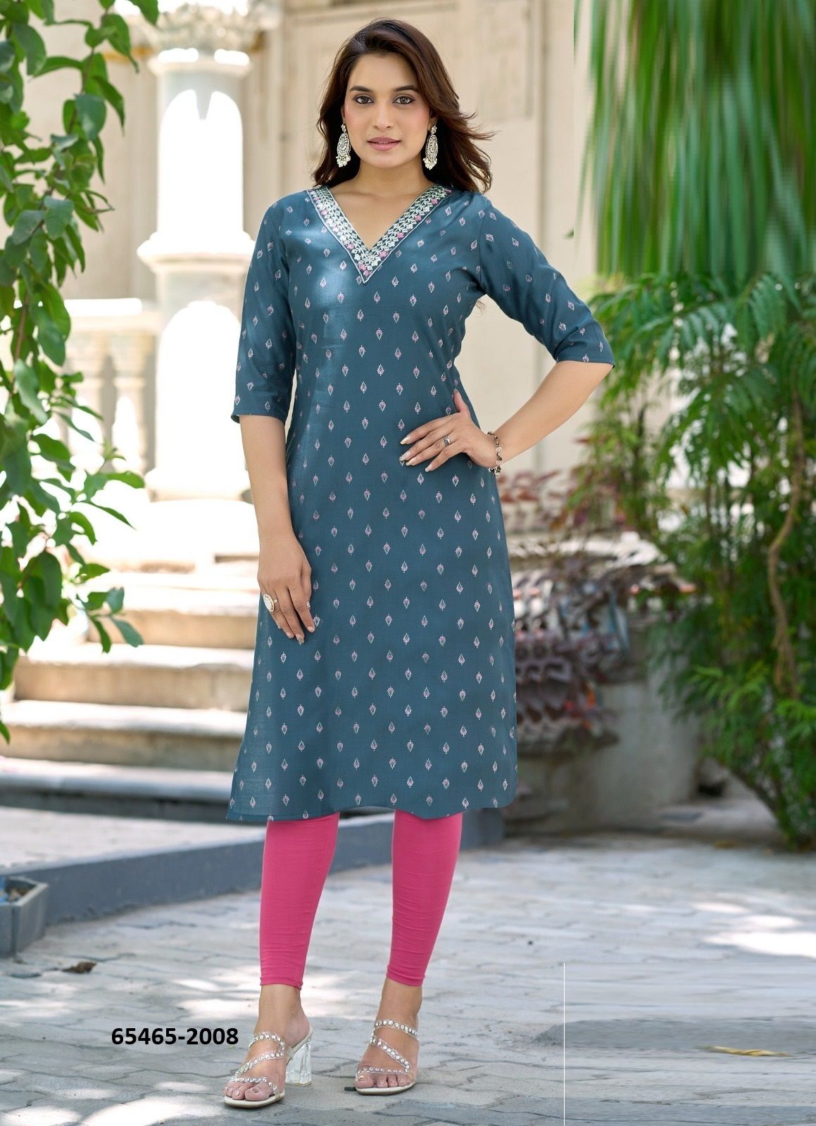ZULFI 2 - Catalog # 65465 (Set of 8 Readymade Women's Kurtis / Tops) ZULFI 2 - Catalog # 65465 (Set of 8 Readymade Women's Kurtis / Tops)