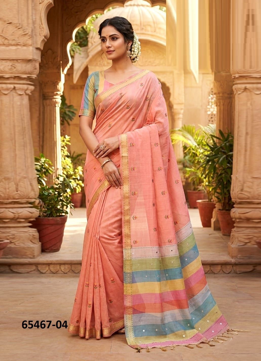 LOTUS FIVE 1 - Catalog # 65467 (Set of 5 Sarees) LOTUS FIVE 1 - Catalog # 65467 (Set of 5 Sarees)