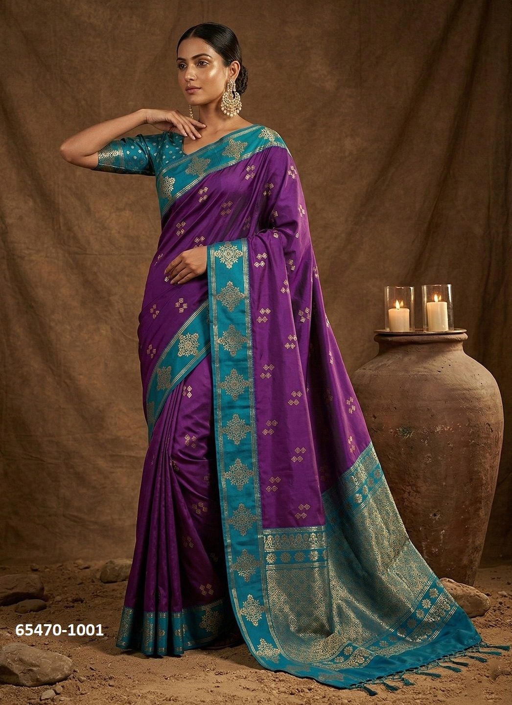 MEERA SILK - Catalog # 65470 (Set of 6 Sarees) MEERA SILK - Catalog # 65470 (Set of 6 Sarees)