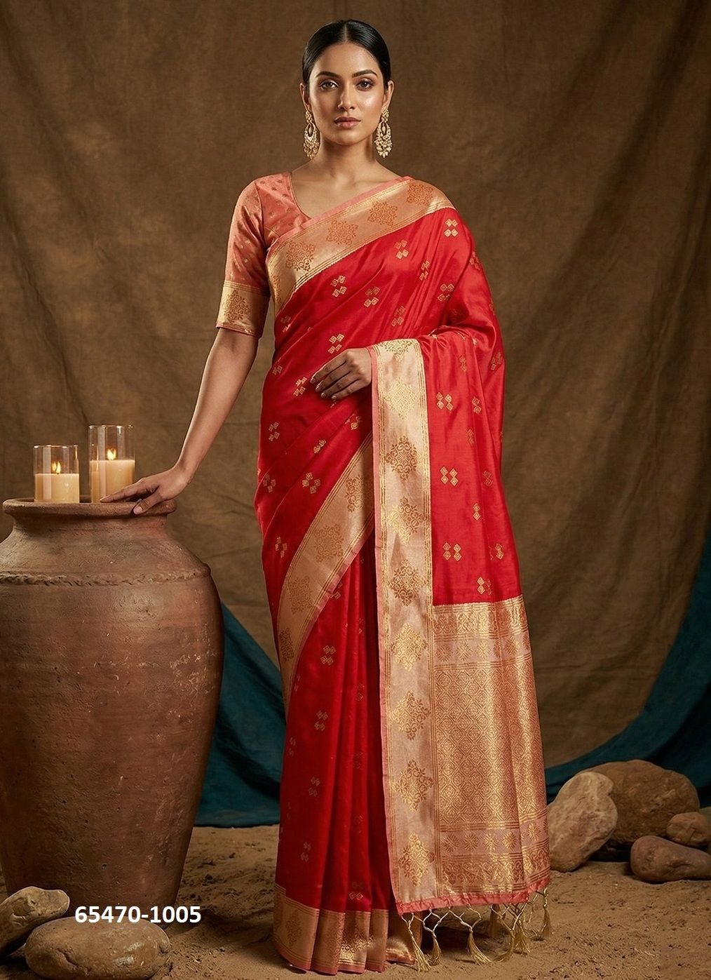 MEERA SILK - Catalog # 65470 (Set of 6 Sarees) MEERA SILK - Catalog # 65470 (Set of 6 Sarees)