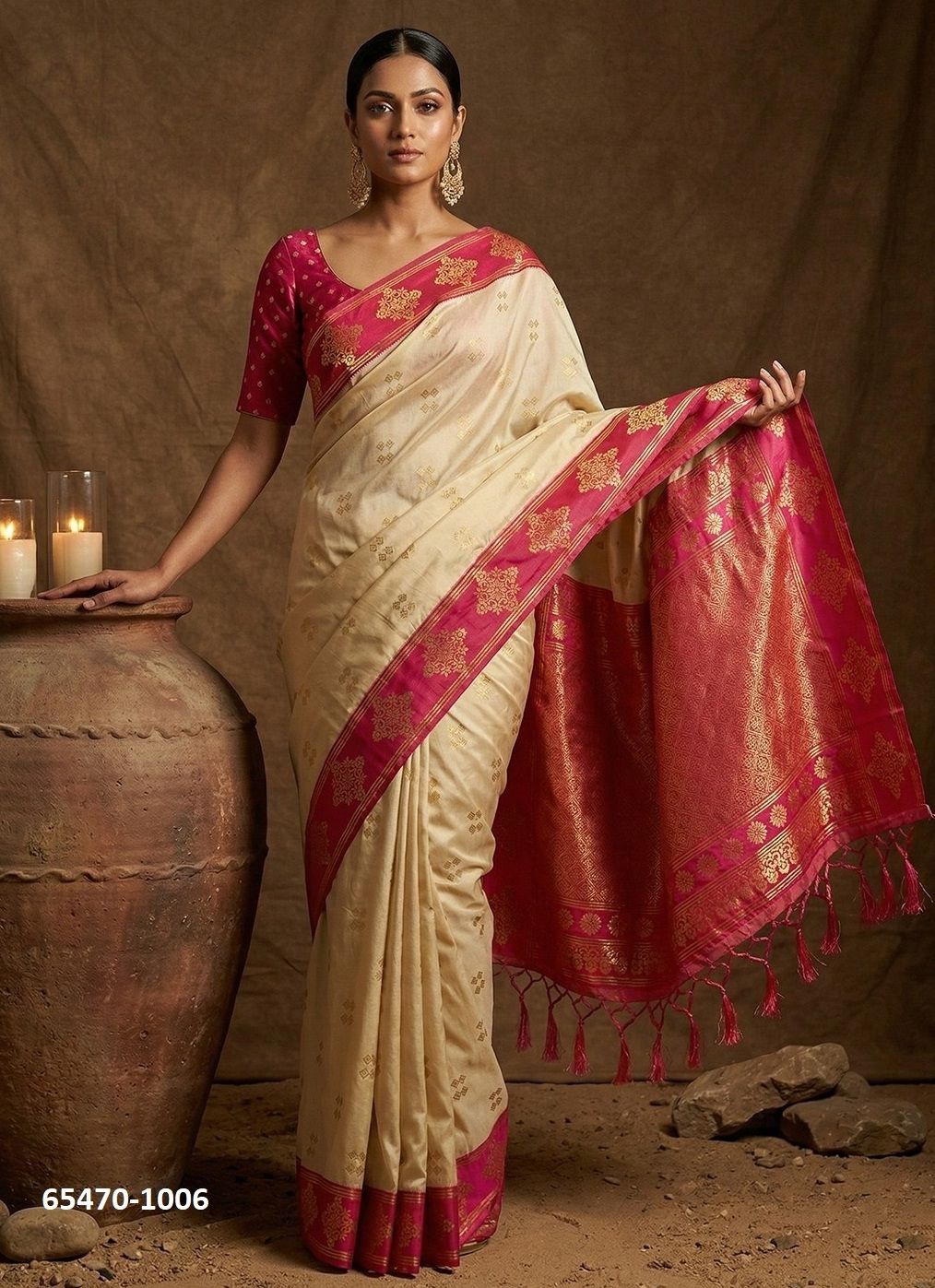 MEERA SILK - Catalog # 65470 (Set of 6 Sarees) MEERA SILK - Catalog # 65470 (Set of 6 Sarees)