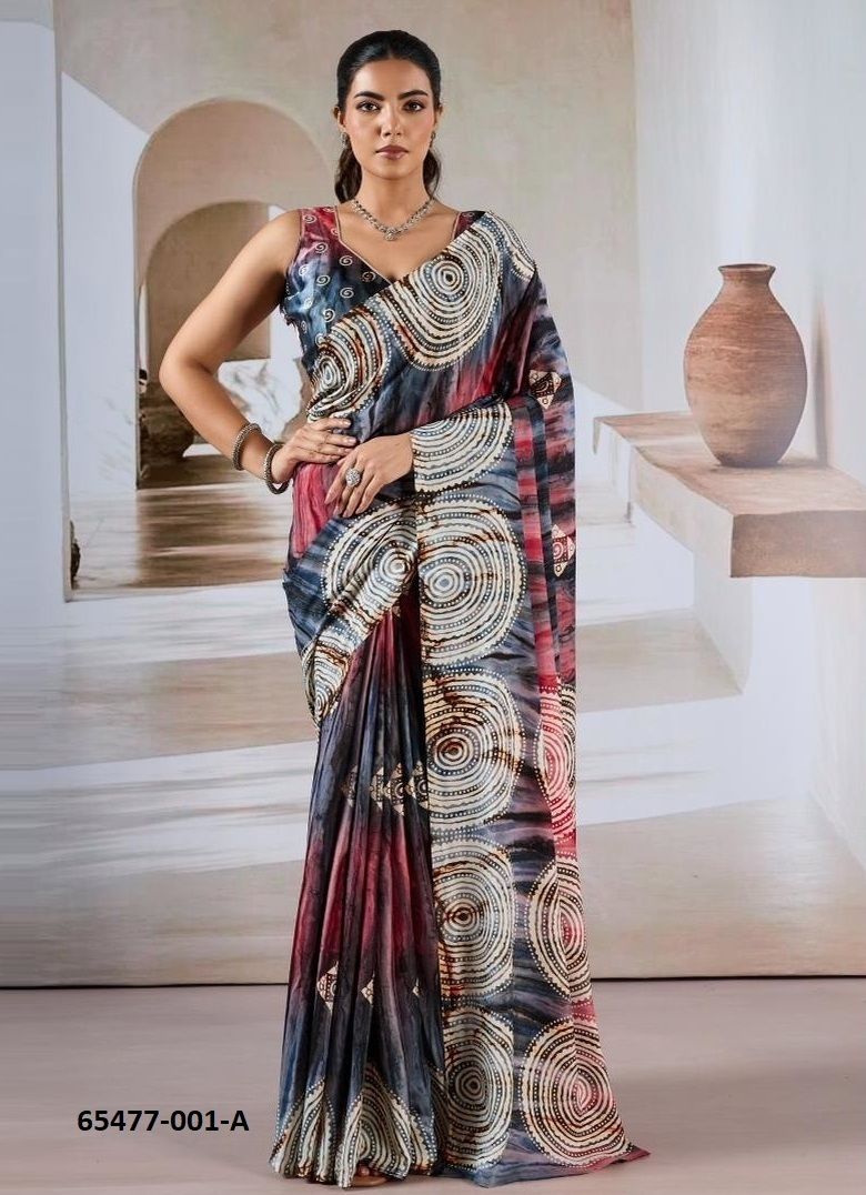 PRISM SILK - Catalog # 65477 (Set of 6 Sarees) PRISM SILK - Catalog # 65477 (Set of 6 Sarees)