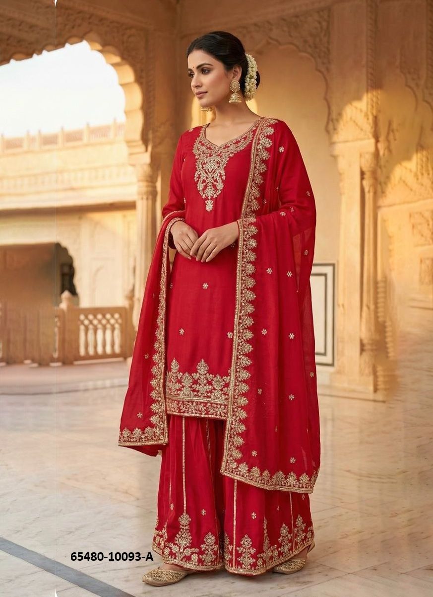 SERIES 10093 - Catalog # 65480 (Set of 4 Readymade Salwar Suits) SERIES 10093 - Catalog # 65480 (Set of 4 Readymade Salwar Suits)