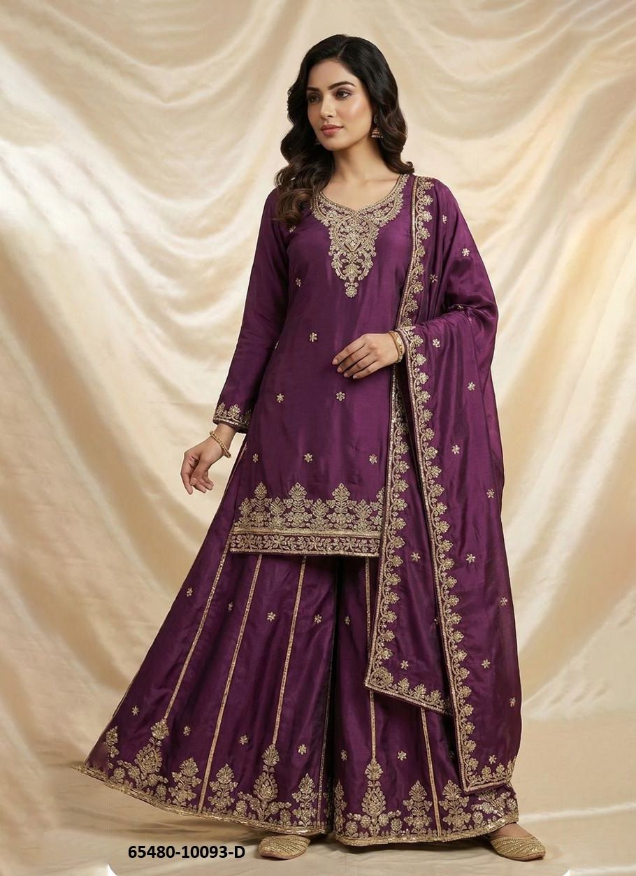 SERIES 10093 - Catalog # 65480 (Set of 4 Readymade Salwar Suits) SERIES 10093 - Catalog # 65480 (Set of 4 Readymade Salwar Suits)