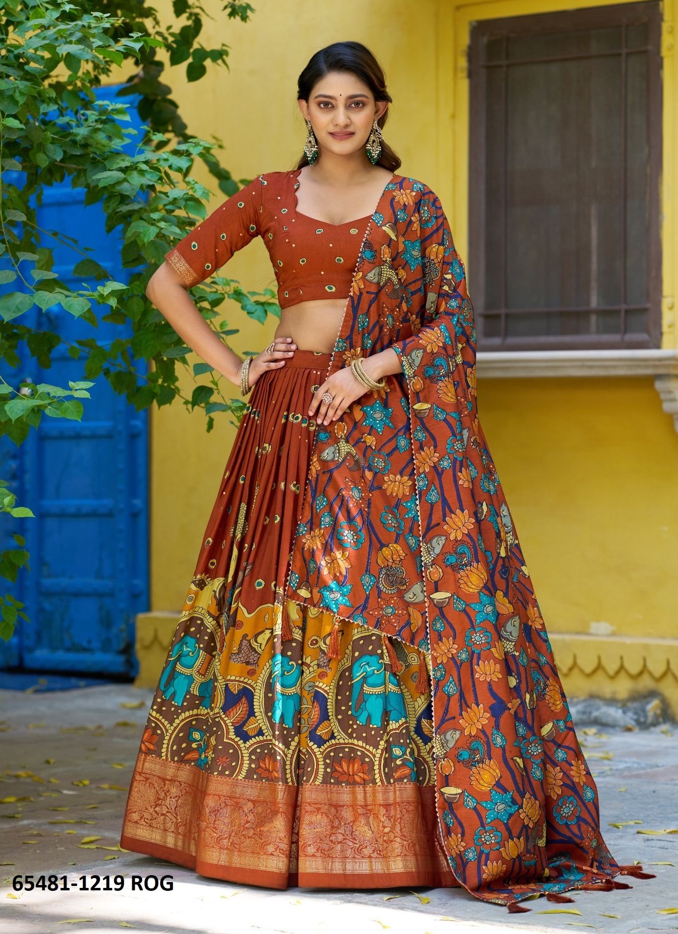 AKANSHA 1219 - Catalog # 65481 (Set of 4 Semi-Stitched Lehengas) AKANSHA 1219 - Catalog # 65481 (Set of 4 Semi-Stitched Lehengas)