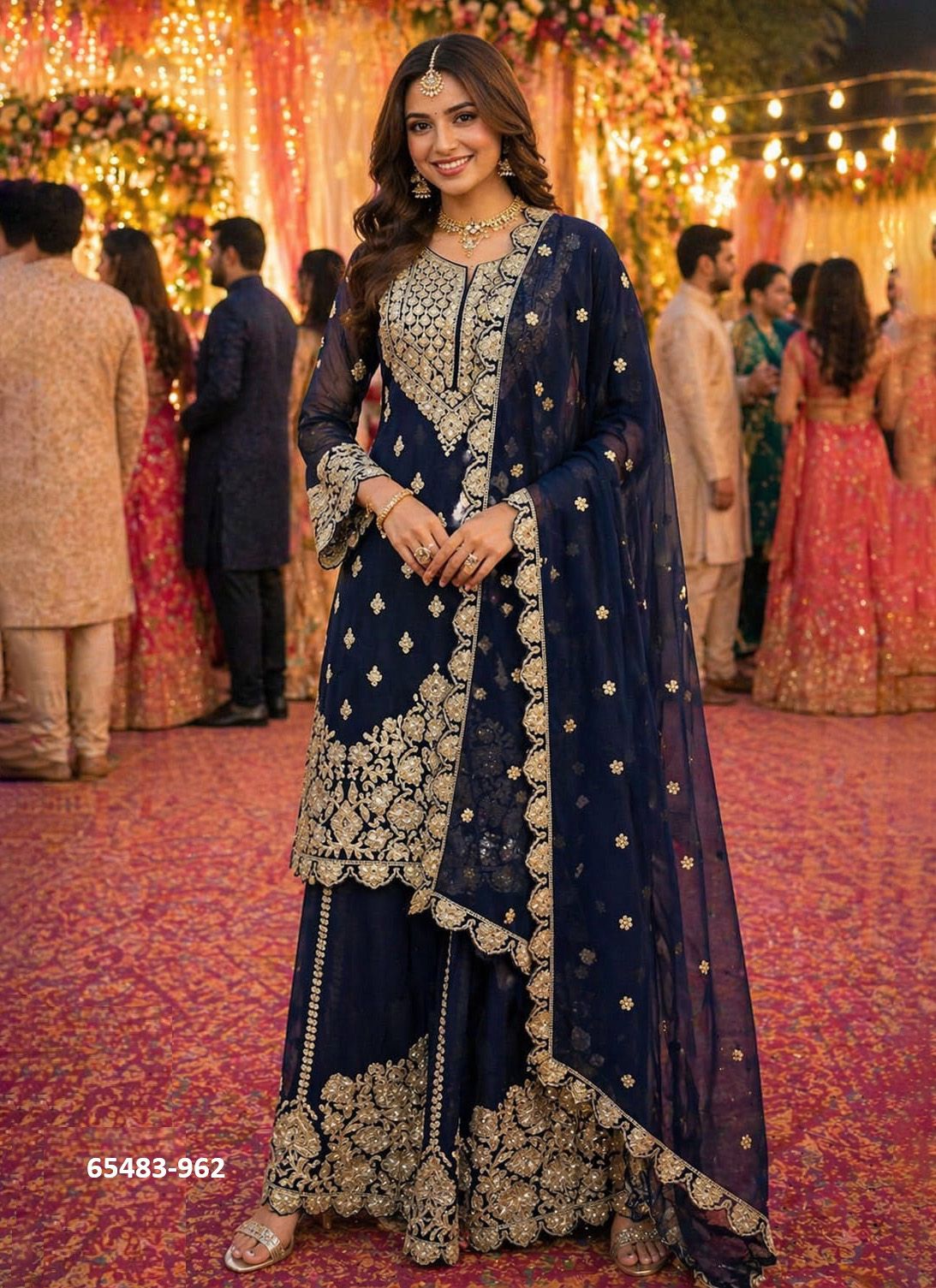 HIMA - Catalog # 65483 (Set of 3 Readymade Salwar Suits) HIMA - Catalog # 65483 (Set of 3 Readymade Salwar Suits)