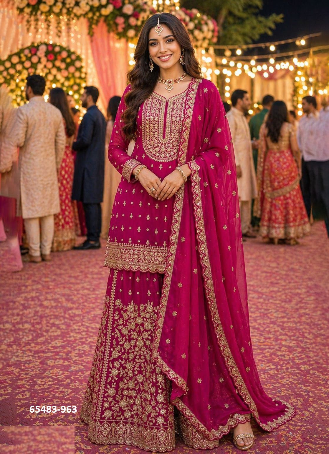 HIMA - Catalog # 65483 (Set of 3 Readymade Salwar Suits) HIMA - Catalog # 65483 (Set of 3 Readymade Salwar Suits)
