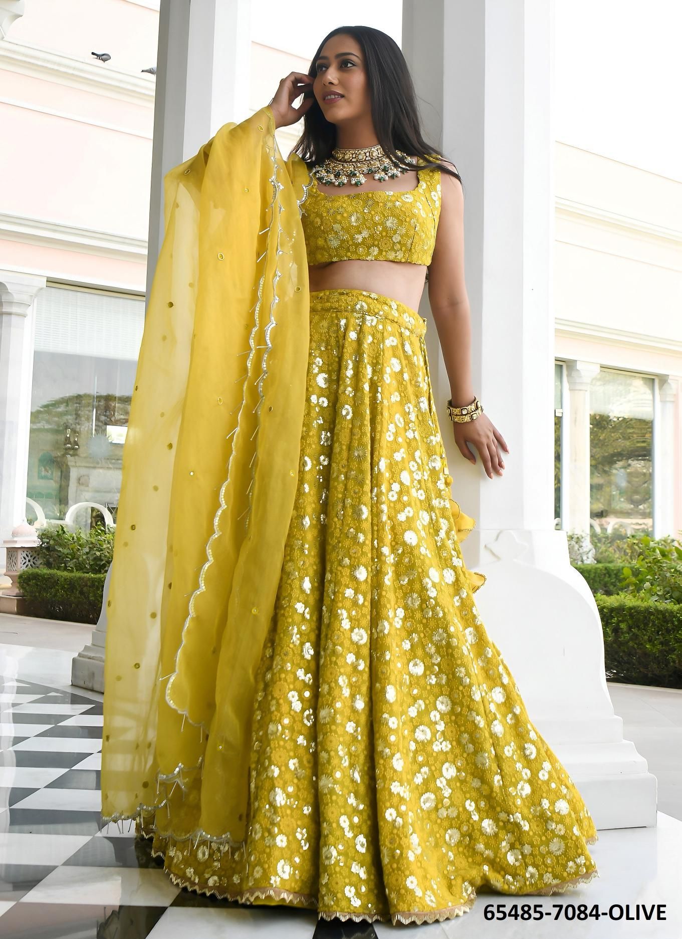 VOLUME 34 - Catalog # 65485 (Set of 10 Semi-Stitched Lehengas) VOLUME 34 - Catalog # 65485 (Set of 10 Semi-Stitched Lehengas)