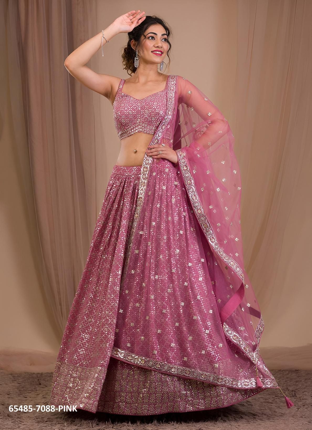 VOLUME 34 - Catalog # 65485 (Set of 10 Semi-Stitched Lehengas) VOLUME 34 - Catalog # 65485 (Set of 10 Semi-Stitched Lehengas)