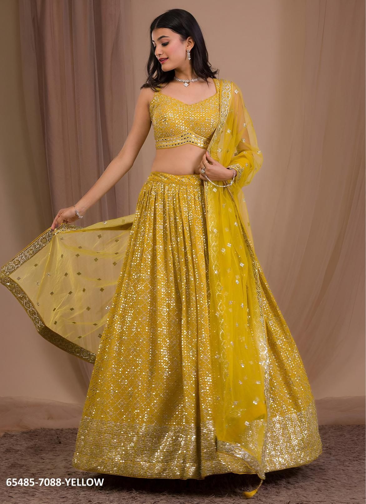 VOLUME 34 - Catalog # 65485 (Set of 10 Semi-Stitched Lehengas) VOLUME 34 - Catalog # 65485 (Set of 10 Semi-Stitched Lehengas)