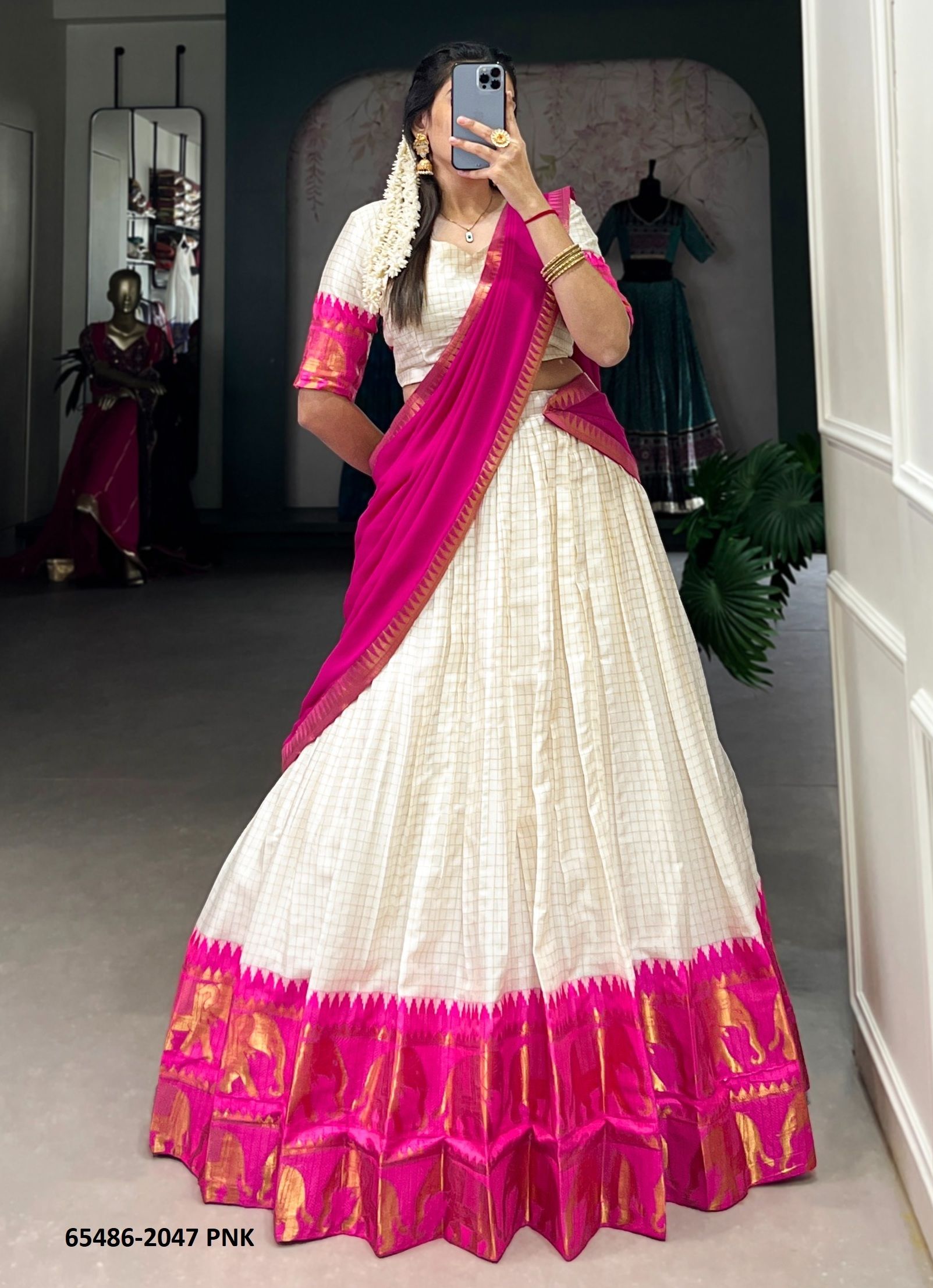 SERIES 2047 - Catalog # 65486 (Set of 5 Semi-Stitched Lehengas) SERIES 2047 - Catalog # 65486 (Set of 5 Semi-Stitched Lehengas)