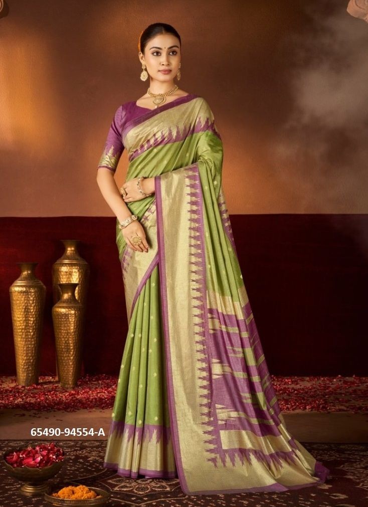 CHAAYA SILK - Catalog # 65490 (Set of 6 Sarees) CHAAYA SILK - Catalog # 65490 (Set of 6 Sarees)