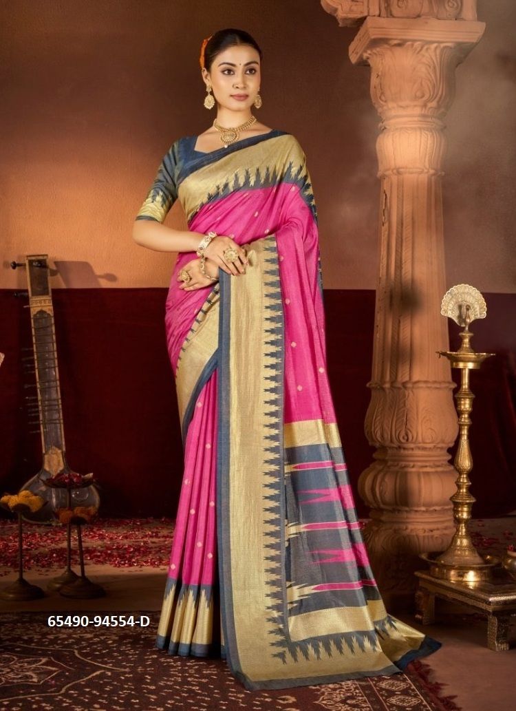 CHAAYA SILK - Catalog # 65490 (Set of 6 Sarees) CHAAYA SILK - Catalog # 65490 (Set of 6 Sarees)
