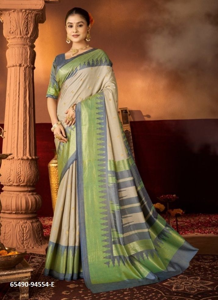 CHAAYA SILK - Catalog # 65490 (Set of 6 Sarees) CHAAYA SILK - Catalog # 65490 (Set of 6 Sarees)