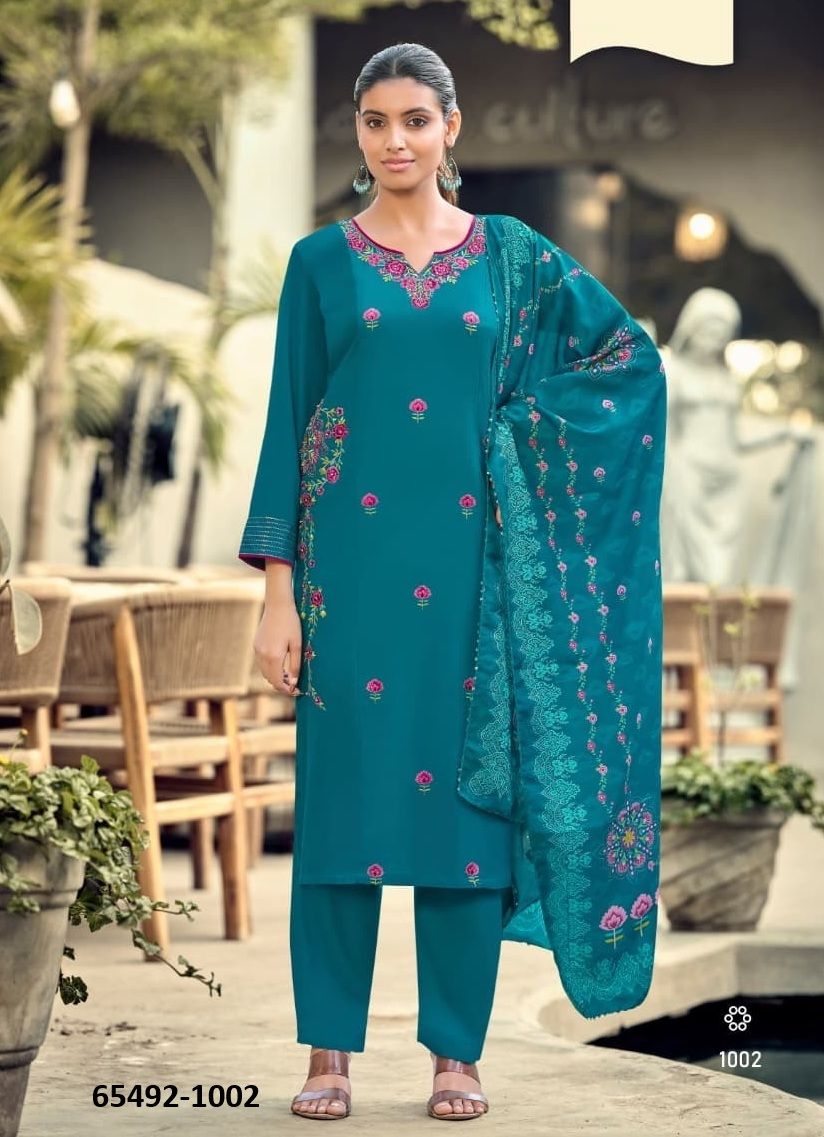 AASTHA 2 - Catalog # 65492 (Set of 4 Readymade Salwar Suits) AASTHA 2 - Catalog # 65492 (Set of 4 Readymade Salwar Suits)